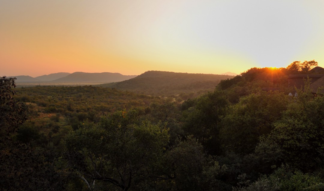 View over the Madikwe Game Reserve at Buffalo Ridge