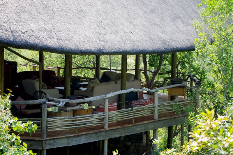 The main lodge overlooking the Madikwe Game Reserve